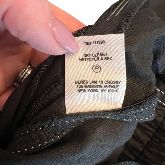 Derek Lam 10 Crosby - NWT Contrast Stitching Utility Joggers Trousers Sz 8 - Picture 10 of 12